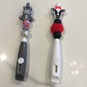 Silicone Beaded Box Cutter Double Sided Unique and Rare Find Your Choice of One